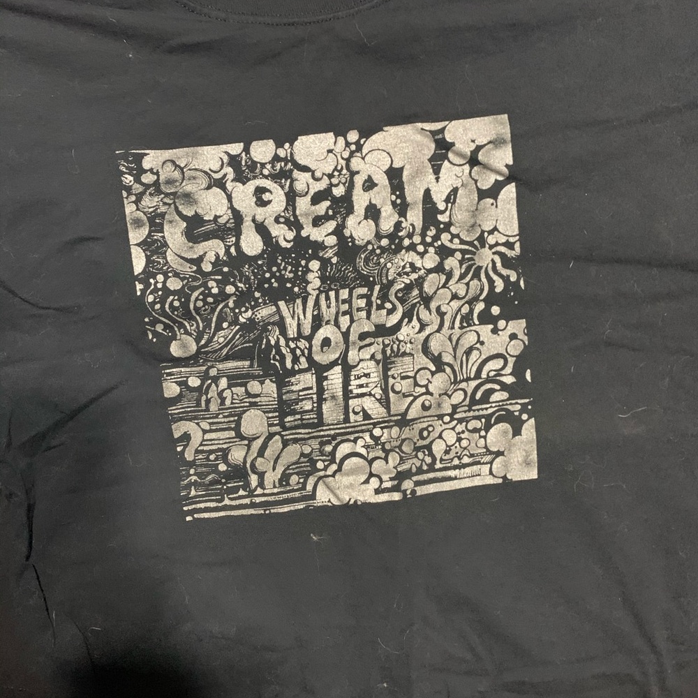 Cream wheels of fire t-shirt